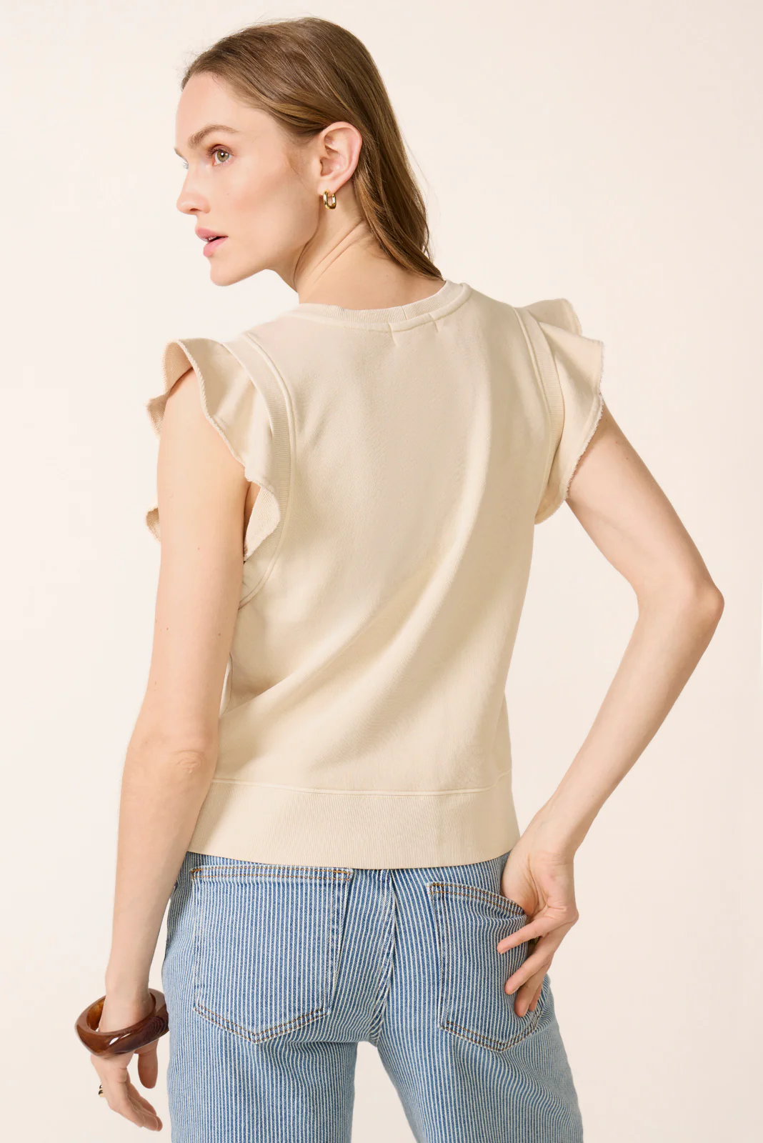 Tori Ruffle Sweatshirt - Image 4