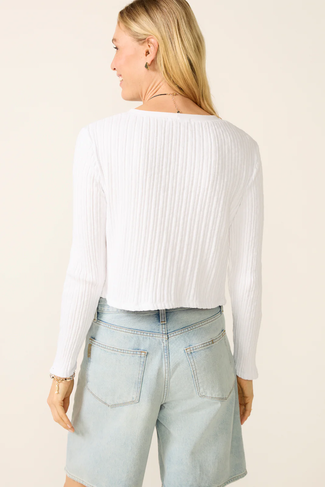 Variegated Stripe Cardigan - Image 4