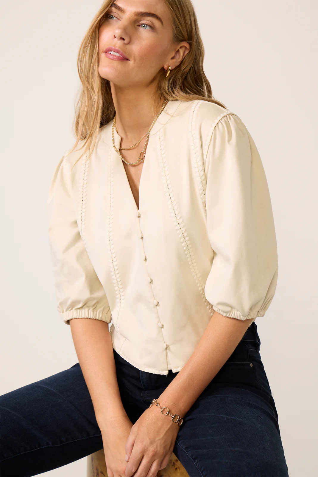 Vincent Faux Suede Top - Image 2
